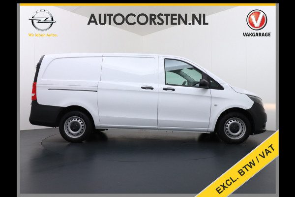 Mercedes-Benz Vito 114CDI 136PK Lang Trekhaak Camera Navi Cruise Control Pdc Regen/Lichtsensor Park-Assistent Led Bluetooth Betonplex Vloer Schuifdeur Wandbekleding