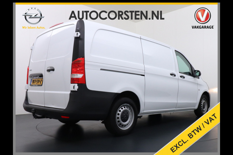 Mercedes-Benz Vito 114CDI 136PK Lang Trekhaak Camera Navi Cruise Control Pdc Regen/Lichtsensor Park-Assistent Led Bluetooth Betonplex Vloer Schuifdeur Wandbekleding