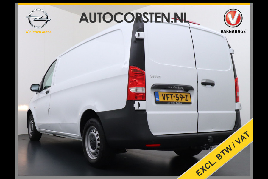 Mercedes-Benz Vito 114CDI 136PK Lang Trekhaak Camera Navi Cruise Control Pdc Regen/Lichtsensor Park-Assistent Led Bluetooth Betonplex Vloer Schuifdeur Wandbekleding