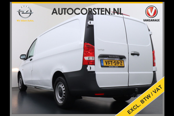 Mercedes-Benz Vito 114CDI 136PK Lang Trekhaak Camera Navi Cruise Control Pdc Regen/Lichtsensor Park-Assistent Led Bluetooth Betonplex Vloer Schuifdeur Wandbekleding