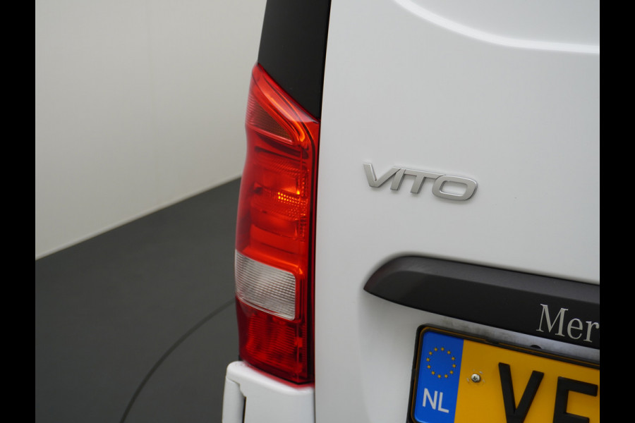Mercedes-Benz Vito 114CDI 136PK Lang Trekhaak Camera Navi Cruise Control Pdc Regen/Lichtsensor Park-Assistent Led Bluetooth Betonplex Vloer Schuifdeur Wandbekleding