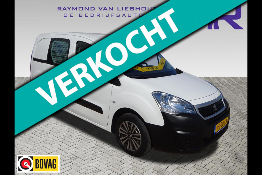 Peugeot Partner 120 1.6 BlueHDi 100 Pk MARGE AUTO AIRCO NAVI 2 x AIRBAG SCHUIFDEUR