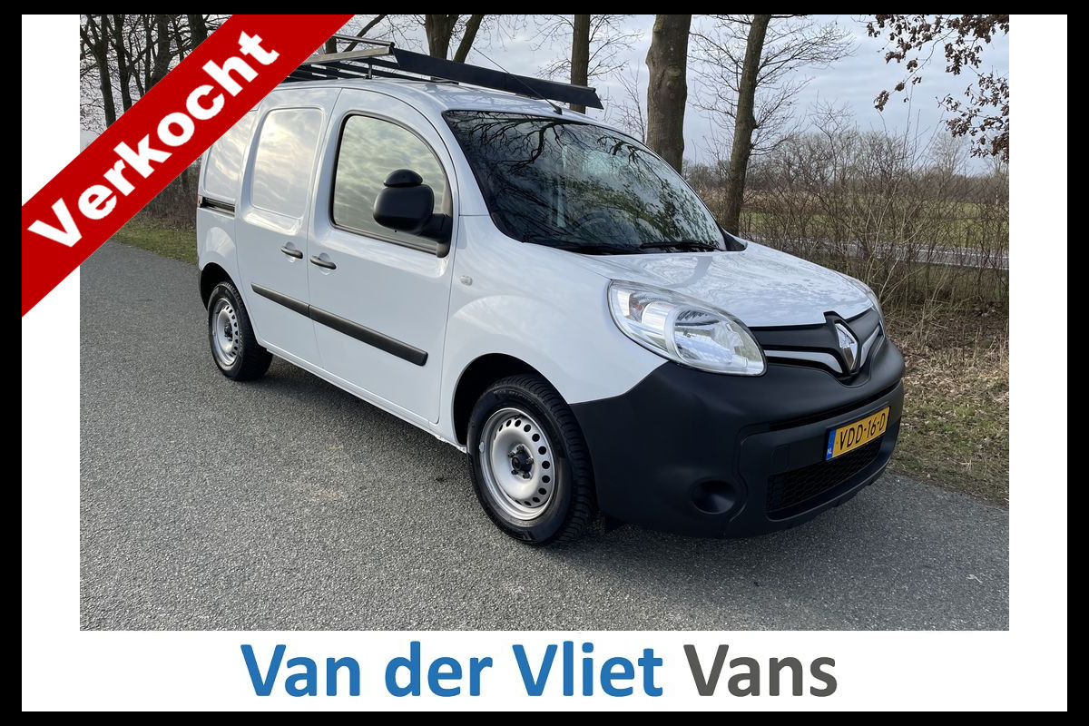 Renault Kangoo 1.5 dCi 90pk E6 R-link BPM Vrij! Lease €142 p/m, Airco, Navi, PDC, Trekhaak, Imperiaal, Schuifdeur, Volledig onderhoudshistorie aanwezig
