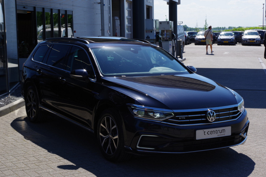 Volkswagen Passat Variant 1.4 TSI PHEV 218 PK GTE BNS, Leder, Panoramadak, 360 Camera, Trekhaak,