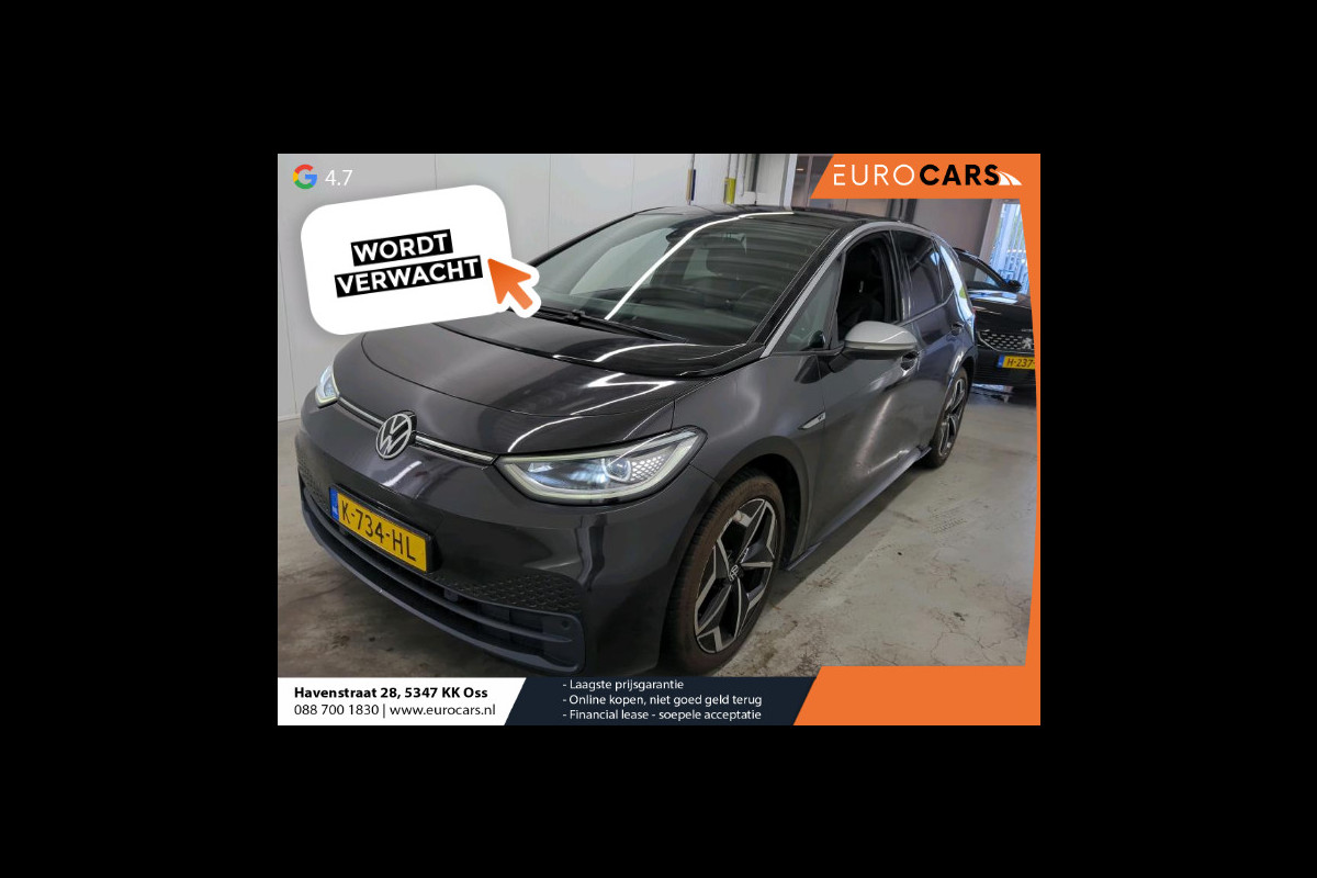 Volkswagen ID.3 First Plus 58 kWh LED 18"Lichtmetalen Velgen Navigatie Camera Adaptive Cruise Control Climate Control Keyless Parkeersensoren