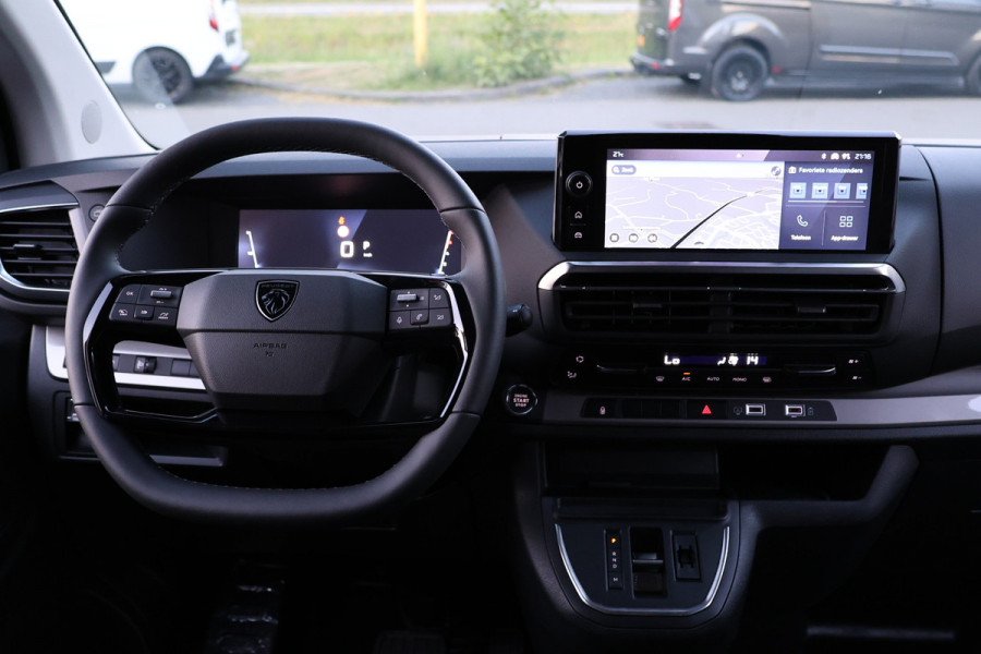 Peugeot Expert 2.0 BlueHDi 180PK L3 DC | 360 Camera | Lederen bekleding | CarPlay | Navigatie | Stoelverwarming | Stuurwielverwarming | Massage | Elek. stoel | Lane Assist |  Dodehoek detector | Dubbel Cabine