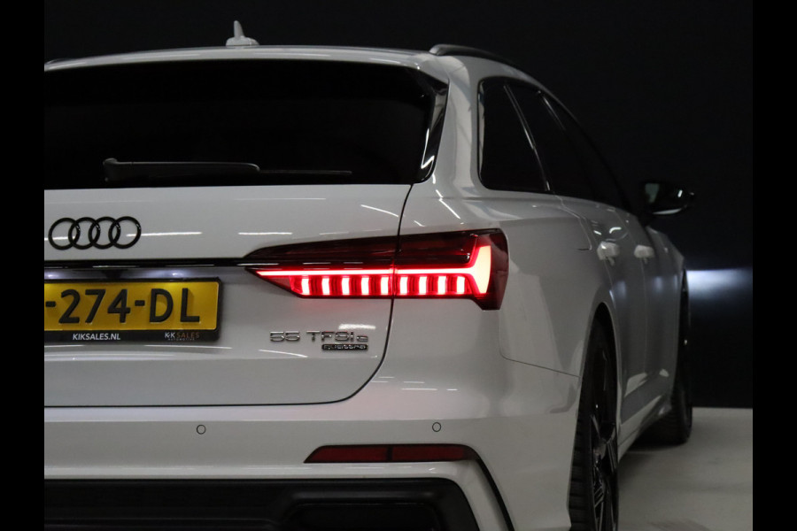 Audi A6 Avant 55 TFSI e quattro Competition [DIGITAL DASH, ADAPTIVE CRUISE CONTROL, CAMERA + TOP VIEUW, MEMORY SEATS, STOELMASSAGE, CLIMATE CONTROL, FLIPPERS,  STOELVERWARMING V+A, TREKHAAK, ELEK... ACHTERKLEP, NAVIGATIE, NIEUWSTAAT]