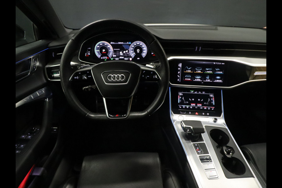 Audi A6 Avant 55 TFSI e quattro Competition [DIGITAL DASH, ADAPTIVE CRUISE CONTROL, CAMERA + TOP VIEUW, MEMORY SEATS, STOELMASSAGE, CLIMATE CONTROL, FLIPPERS,  STOELVERWARMING V+A, TREKHAAK, ELEK... ACHTERKLEP, NAVIGATIE, NIEUWSTAAT]