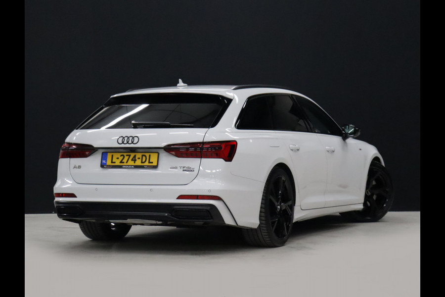 Audi A6 Avant 55 TFSI e quattro Competition [DIGITAL DASH, ADAPTIVE CRUISE CONTROL, CAMERA + TOP VIEUW, MEMORY SEATS, STOELMASSAGE, CLIMATE CONTROL, FLIPPERS,  STOELVERWARMING V+A, TREKHAAK, ELEK... ACHTERKLEP, NAVIGATIE, NIEUWSTAAT]