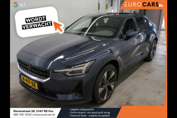 Polestar 2 Long Range Single Motor 78 kWh Climate control Cruise control Panoramadak Parkeersensoren + Camera Voorstoelen verwarmd Apple Carplay/ Android Auto