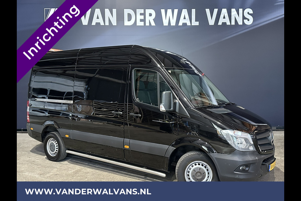 Mercedes-Benz Sprinter 316 CDI 163 pk L2H2 inrichting Euro6 Airco | Stoelverwarming | Cruiscontrol | Trekhaak Chauffeursstoel, Parkeersensoren, Bijrijdersbank Mercedes-Benz Sprinter 316 CDI 163 pk L2H2 inrichting Euro6 Airco | Stoelverwarming | Cruiscontrol | Trekhaak Chauffeursstoel, Parkeersensoren, Bijrijdersbank