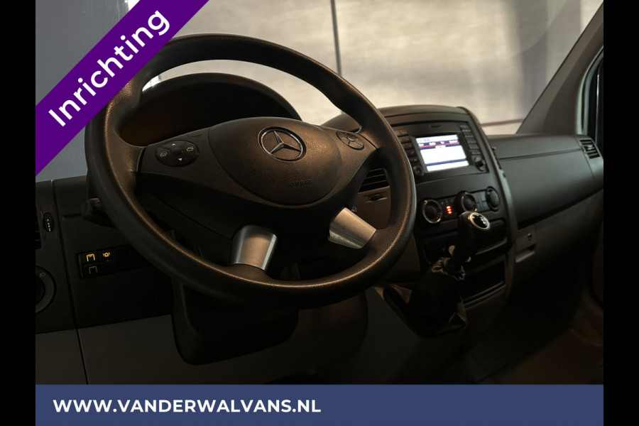 Mercedes-Benz Sprinter 316 CDI 163 pk L2H2 inrichting Euro6 Airco | Stoelverwarming | Cruiscontrol | Trekhaak Chauffeursstoel, Parkeersensoren, Bijrijdersbank