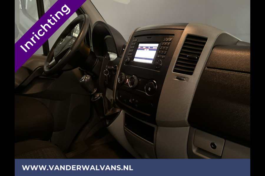 Mercedes-Benz Sprinter 316 CDI 163 pk L2H2 inrichting Euro6 Airco | Stoelverwarming | Cruiscontrol | Trekhaak Chauffeursstoel, Parkeersensoren, Bijrijdersbank