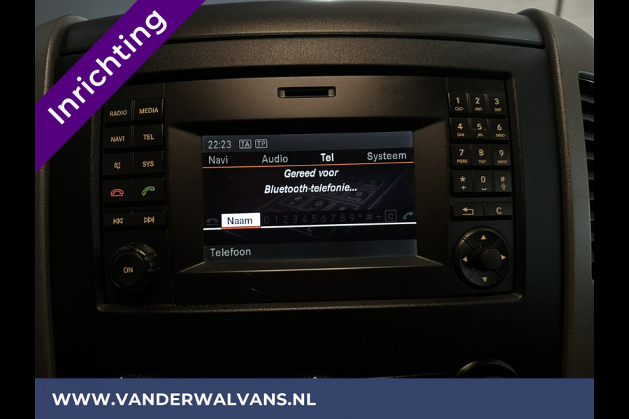 Mercedes-Benz Sprinter 316 CDI 163 pk L2H2 inrichting Euro6 Airco | Stoelverwarming | Cruiscontrol | Trekhaak Chauffeursstoel, Parkeersensoren, Bijrijdersbank