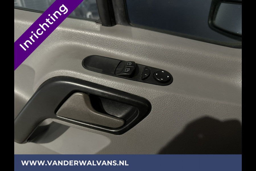 Mercedes-Benz Sprinter 316 CDI 163 pk L2H2 inrichting Euro6 Airco | Stoelverwarming | Cruiscontrol | Trekhaak Chauffeursstoel, Parkeersensoren, Bijrijdersbank