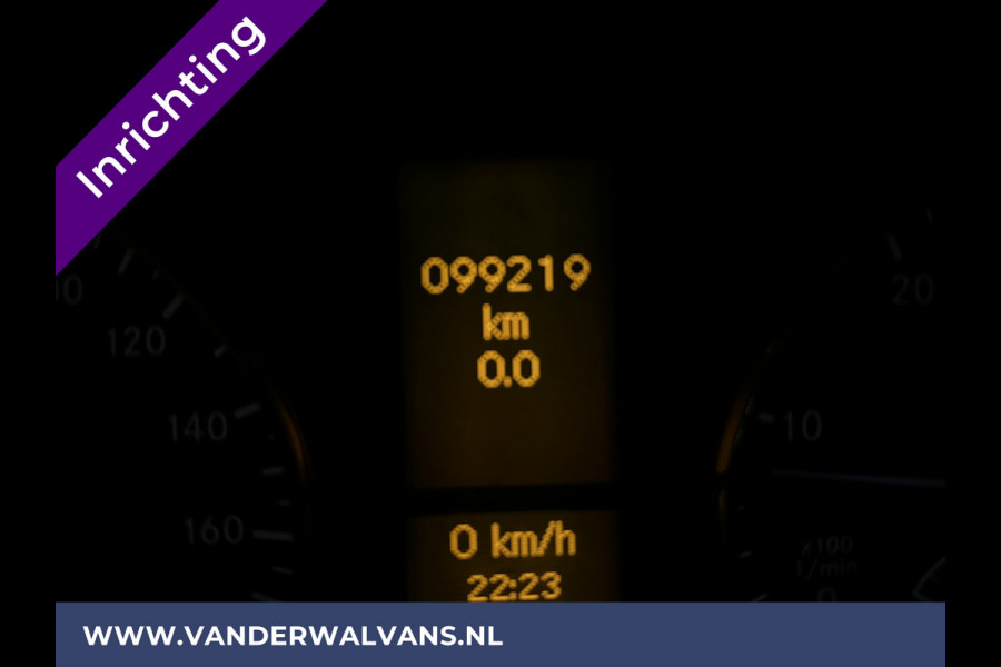 Mercedes-Benz Sprinter 316 CDI 163 pk L2H2 inrichting Euro6 Airco | Stoelverwarming | Cruiscontrol | Trekhaak Chauffeursstoel, Parkeersensoren, Bijrijdersbank