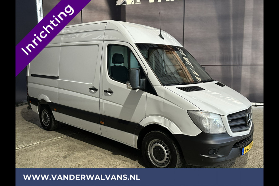Mercedes-Benz Sprinter 316 CDI 163 pk L2H2 inrichting Euro6 Airco | Camera | Cruisecontrol | 2800kg Trekhaak | Parkeersensoren Parkeersensoren