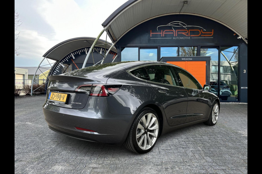 Tesla Model 3 Long Range AWD 75 kWh 84% SOH Trekhaak (910kg) 19 INCH