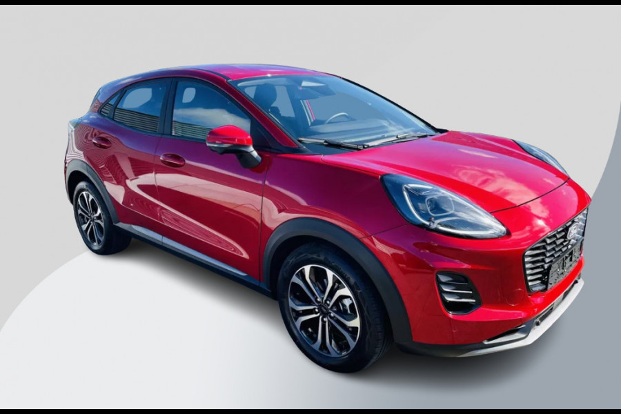 Ford Puma 1.0 EcoBoost Hybrid Titanium 125pk Nieuw Model! Automaat| Fantastic Red | Achteruitrijcamera | Navigatie | Metaal lak | Nieuw te bestellen!