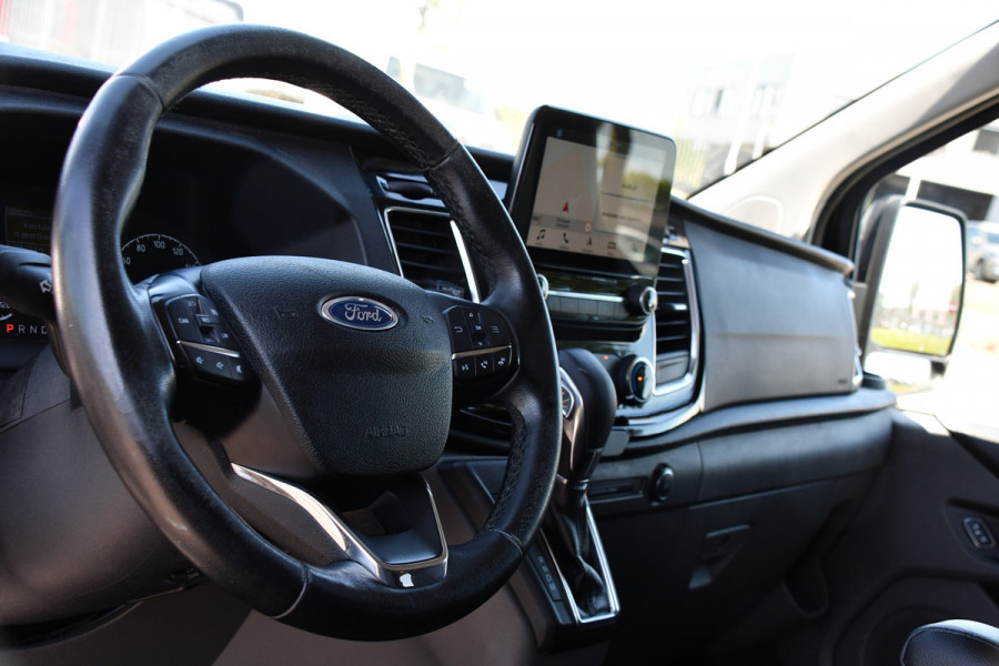 Ford Transit Custom 300 2.0 TDCI L2H1 Limited DC Camera, Cruise, 130PK, Automaat, Carplay, Stoeverwarming, 2 x Schuifdeur, Trekhaak, Uniek!