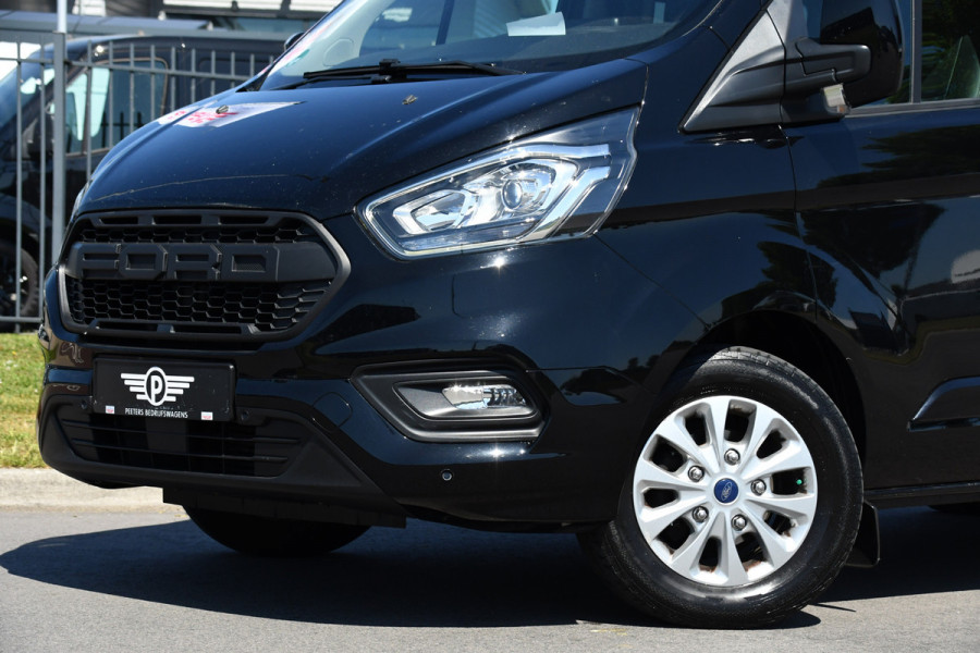 Ford Transit Custom 300 2.0 TDCI L2H1 Limited DC Camera, Cruise, 130PK, Automaat, Carplay, Stoeverwarming, 2 x Schuifdeur, Trekhaak, Uniek!