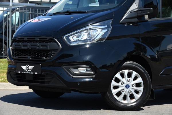 Ford Transit Custom 300 2.0 TDCI L2H1 Limited DC Camera, Cruise, 130PK, Automaat, Carplay, Stoeverwarming, 2 x Schuifdeur, Trekhaak, Uniek!