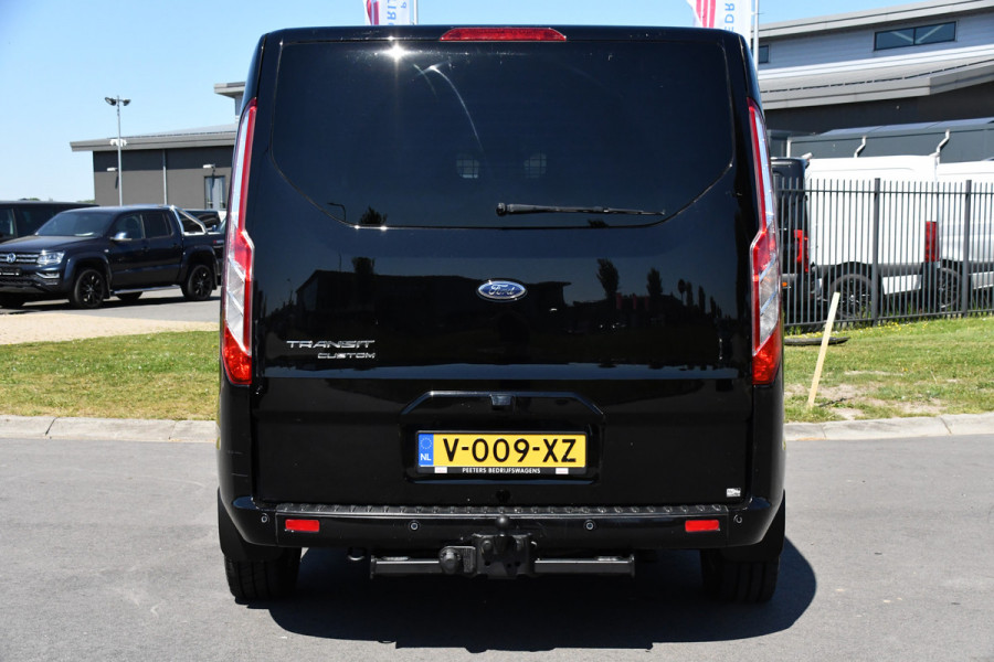 Ford Transit Custom 300 2.0 TDCI L2H1 Limited DC Camera, Cruise, 130PK, Automaat, Carplay, Stoeverwarming, 2 x Schuifdeur, Trekhaak, Uniek!