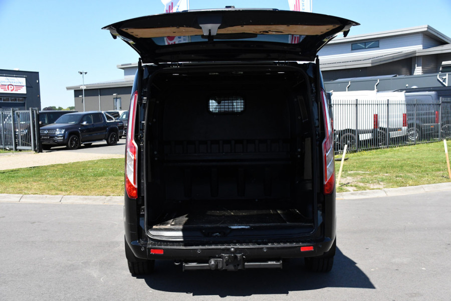 Ford Transit Custom 300 2.0 TDCI L2H1 Limited DC Camera, Cruise, 130PK, Automaat, Carplay, Stoeverwarming, 2 x Schuifdeur, Trekhaak, Uniek!