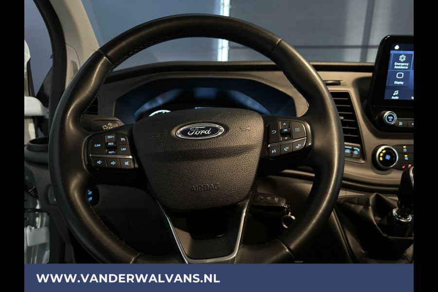 Ford Transit Custom 2.0 TDCI 131pk L2H1 Euro6 Airco | Stoelverwarming | Multimedia Scherm | 2800kg trekvermogen Cruisecontrol, Parkeersensoren, Bijrijdersbank, verwarmde voorruit