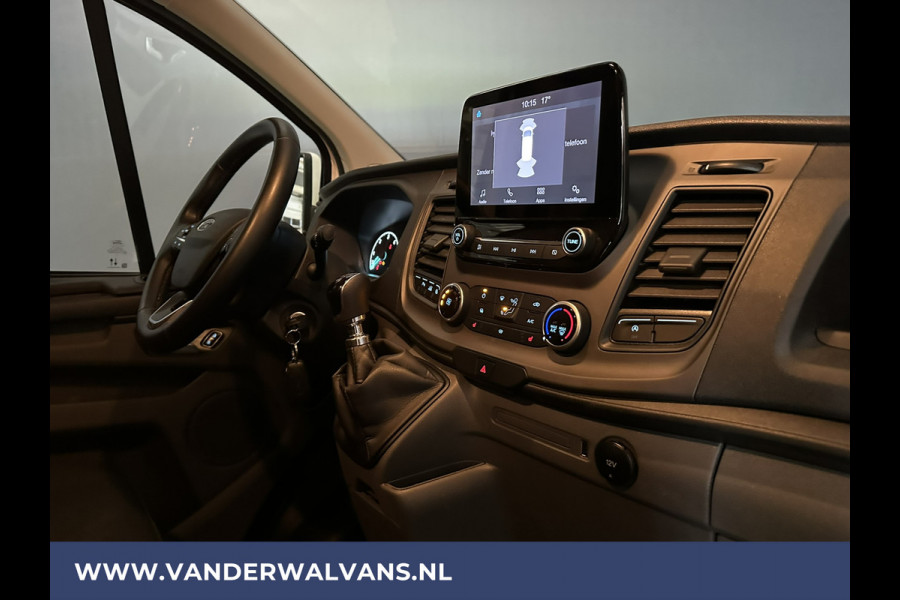 Ford Transit Custom 2.0 TDCI 131pk L2H1 Euro6 Airco | Stoelverwarming | Multimedia Scherm | 2800kg trekvermogen Cruisecontrol, Parkeersensoren, Bijrijdersbank, verwarmde voorruit