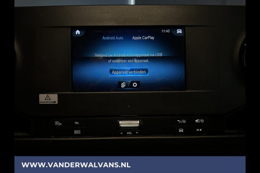 Mercedes-Benz Sprinter 314 CDI Bakwagen 22m3 KUUB Laadklep Zijdeur 1035kg Laadvermogen Euro6 Airco | Camera | Apple Carplay Android Auto, Cruisecontrol,