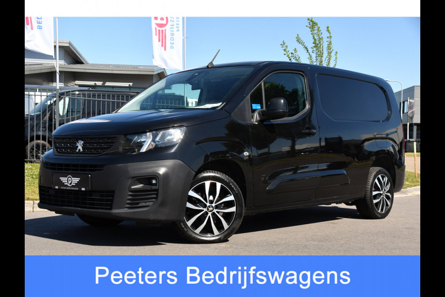Peugeot Partner 1.5 BlueHDI L2 Black Edition Camera, Cruise, Stoelverwarming, 130PK, Automaat, Trekhaak, Stand kachel, Uniek!