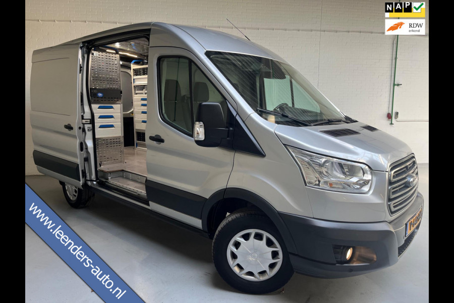 Ford Transit Sortimo Servicewagen 350 2.0 TDCI L2H2 130PK euro6 Trend 3Persoons, Inrichting, Treeplank, Airco, RIJKLAARPRIJS!
