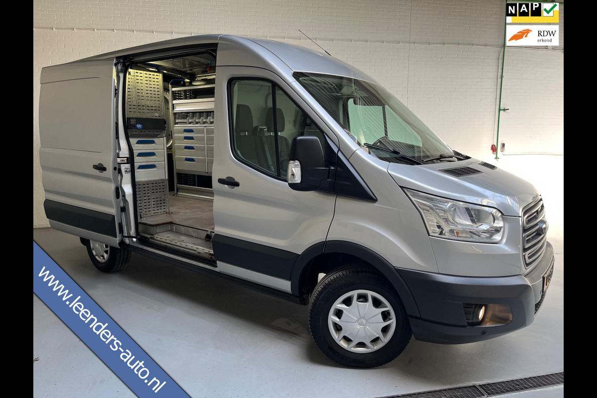 Ford Transit Sortimo inrichting 350 2.0 TDCI 130pk euro6 L2H2 Trend 3Persoons Servicewagen Grijs Metallic RIJKLAARPRIJS! Ford Transit Sortimo inrichting 350 2.0 TDCI 130pk euro6 L2H2 Trend 3Persoons Servicewagen Grijs Metallic RIJKLAARPRIJS!