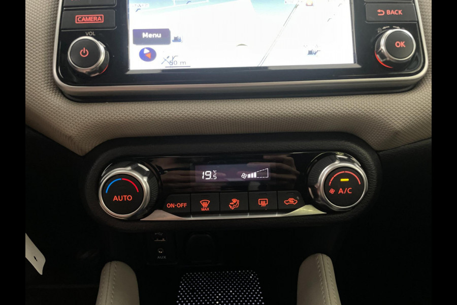 Nissan Micra 0.9 IG-T N-Connecta AIRCO CLIMA CRUISE PDC 5DRS VELGEN ELEK RAMEN CENT VERG SCHERM ZEER NETTE AUTO