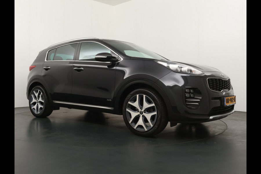 Kia Sportage 1.6 T-GDI 4WD GT-Line Automaat! - Climate Control - Cruise Control - Navigatie - Stoel/Stuur Verwarming - Leder - Lichtmetalen Velgen - Bovag Garantie