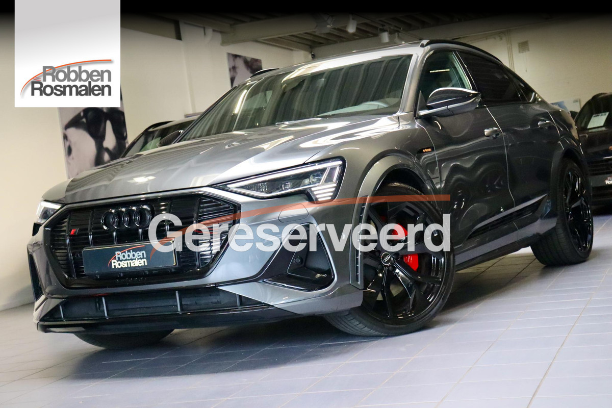 Audi e-tron Sportback S Quattro 505 pk PANO|CAM|22 inch|ACC|4 zone Audi e-tron Sportback S Quattro 505 pk PANO|CAM|22 inch|ACC|4 zone