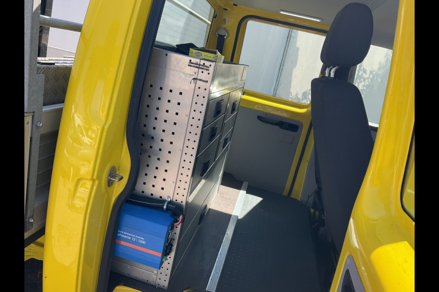 Volkswagen Transporter 2.0 TDI HIAB kraan Kastinrichting Trekhaak Laadkraan Airco Cruise Comfortline DC L2H1 Lang