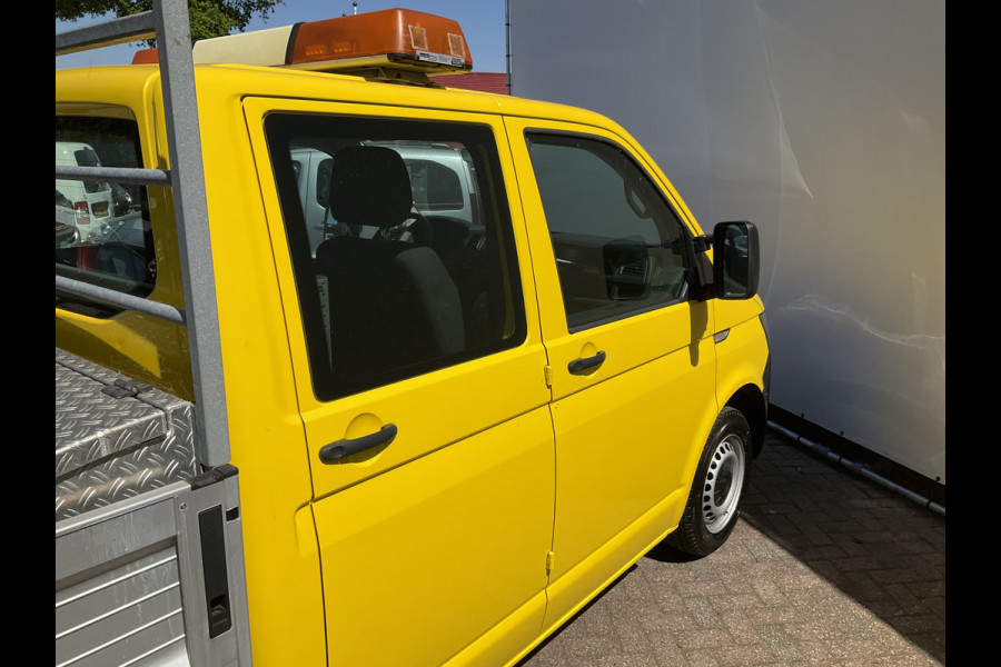 Volkswagen Transporter 2.0 TDI HIAB kraan Kastinrichting Trekhaak Laadkraan Airco Cruise Comfortline DC L2H1 Lang