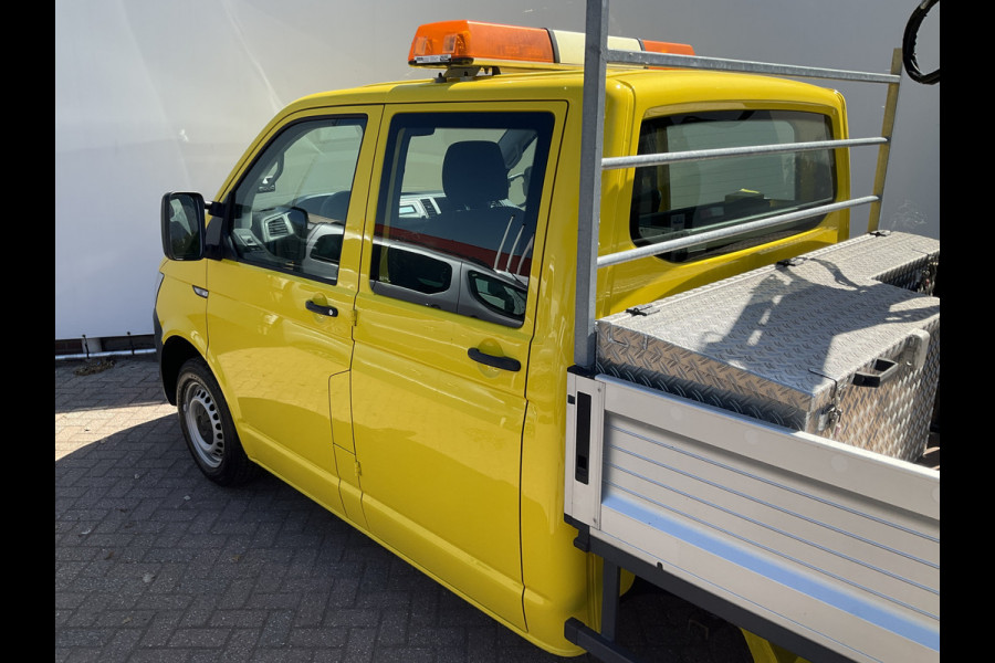 Volkswagen Transporter 2.0 TDI HIAB kraan Kastinrichting Trekhaak Laadkraan Airco Cruise Comfortline DC L2H1 Lang