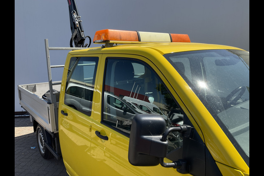 Volkswagen Transporter 2.0 TDI HIAB kraan Kastinrichting Trekhaak Laadkraan Airco Cruise Comfortline DC L2H1 Lang