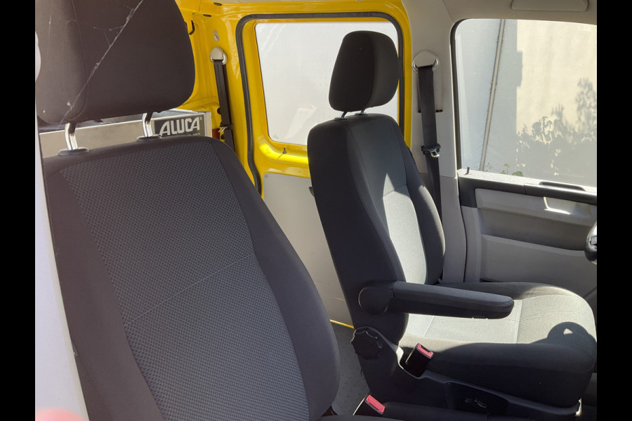 Volkswagen Transporter 2.0 TDI HIAB kraan Kastinrichting Trekhaak Laadkraan Airco Cruise Comfortline DC L2H1 Lang