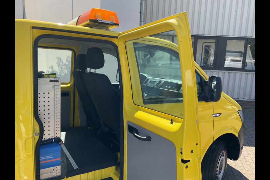 Volkswagen Transporter 2.0 TDI HIAB kraan Kastinrichting Trekhaak Laadkraan Airco Cruise Comfortline DC L2H1 Lang