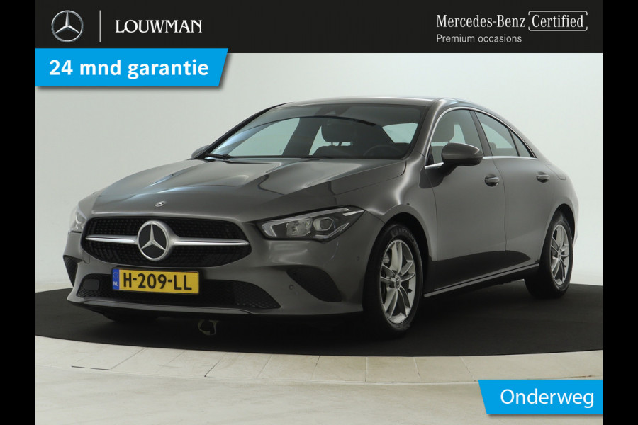 Mercedes-Benz CLA-Klasse 200 Business Solution | Led Koplampen | Spiegelpakket | Achteruitrijcamera | Stoelverwarming voor | Inclusief 24 maanden Mercedes-Benz Certified garantie voor Europa.