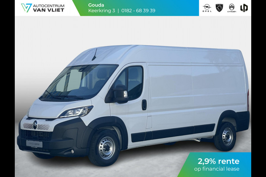 Citroën Jumper L3H2 3.5T 2.2D 140 Pk. AUTOMAAT | BPM-vrij | 10 km. | 2,9% rente | Techno Plus Pakket | Worksite Pakket | rijklaarprijs