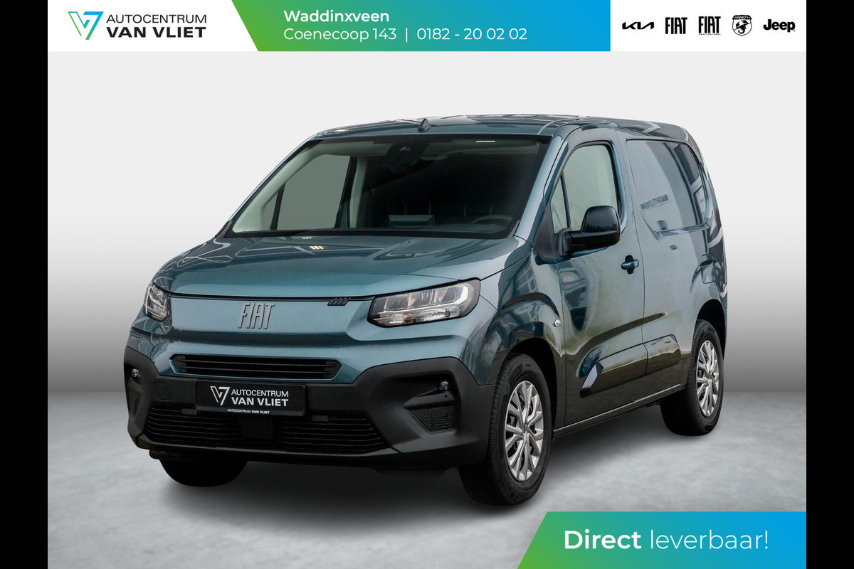 Fiat E-Doblò 136 L1 50 kWh | Pack Look, Acces&Go, Comfort, Driver Assist | Laadruimte afw. | 16" | Navi | 3-Zitpl. Fiat E-Doblò 136 L1 50 kWh | Pack Look, Acces&Go, Comfort, Driver Assist | Laadruimte afw. | 16" | Navi | 3-Zitpl.