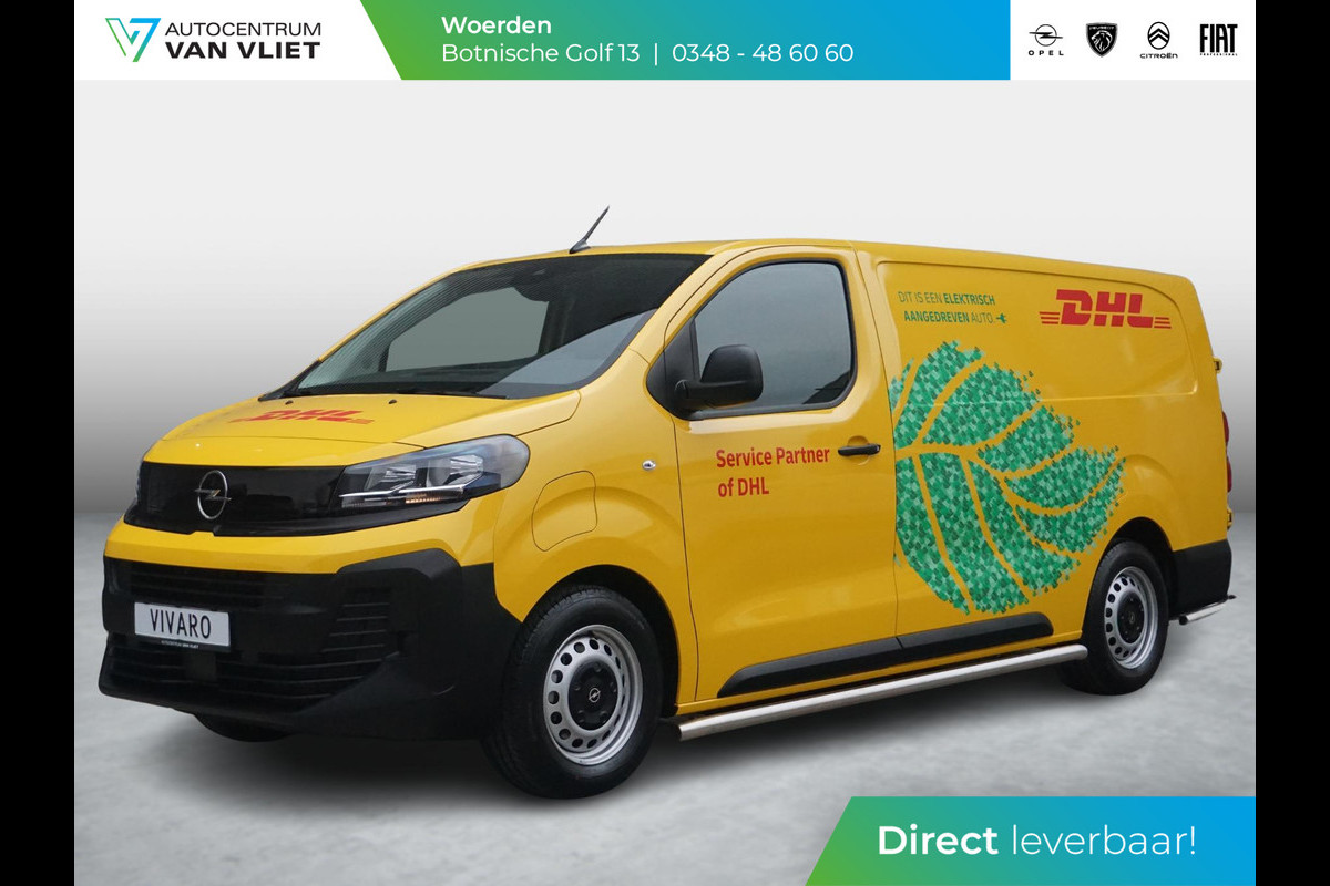 Opel Vivaro Electric L3 50 kWh | inclusief complete DHL subcontractor inrichting | rijklaarprijs Opel Vivaro Electric L3 50 kWh | inclusief complete DHL subcontractor inrichting | rijklaarprijs