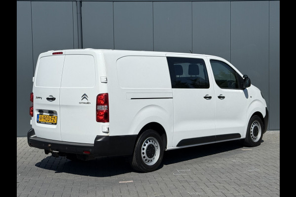 Citroën Jumpy 2.0 BlueHDI 123 PK / L3H1 / DUBBELE CABINE 6-PERS / 2.5 TONS TREKHAAK / AIRCO / CRUISE / NAVI / CARPLAY