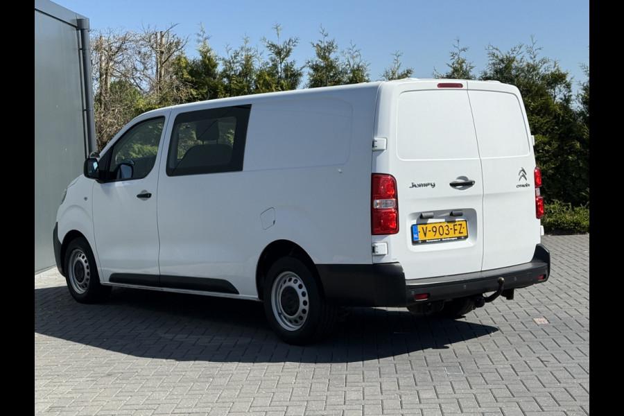 Citroën Jumpy 2.0 BlueHDI 123 PK / L3H1 / DUBBELE CABINE 6-PERS / 2.5 TONS TREKHAAK / AIRCO / CRUISE / NAVI / CARPLAY