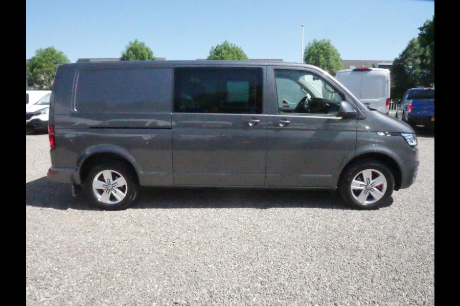 Volkswagen Transporter 2.0 TDI 150PK, L2H1, Dubbel Cabine, Bulli, Airco, 2 x Schuifdeur, Achterklep